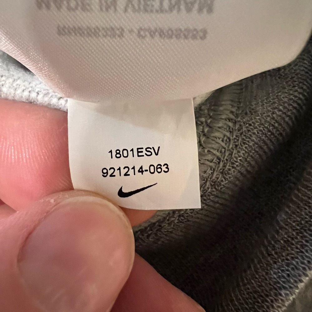 Nike Hoodie Women's Large Gray Pullover Futura LSU Tigers Football Swoosh Logo - Picture 6 of 12